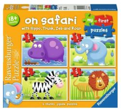 RAVENSBURGER CASSE-TÊTE 2,3,4,5 PIÈCES - MY FIRST PUZZLES - ON SAFARI
